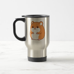 Caneca de viagem de Hamster Feliz
