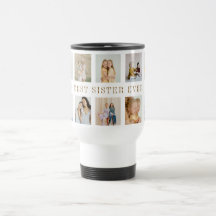 Caneca de viagem de Irmãs Personalizadas | Fotos p