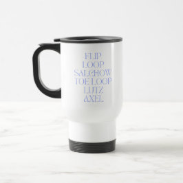 Caneca de viagem de jumps de patinação