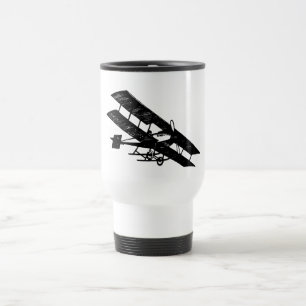 Caneca de viagem de máquinas voadoras de aeronaves