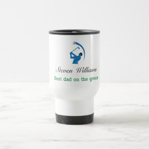 Caneca de viagem de Melhor Pai de Nome Personaliza