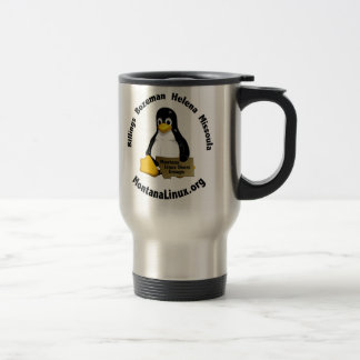 Caneca de viagem de Montana Linux.org