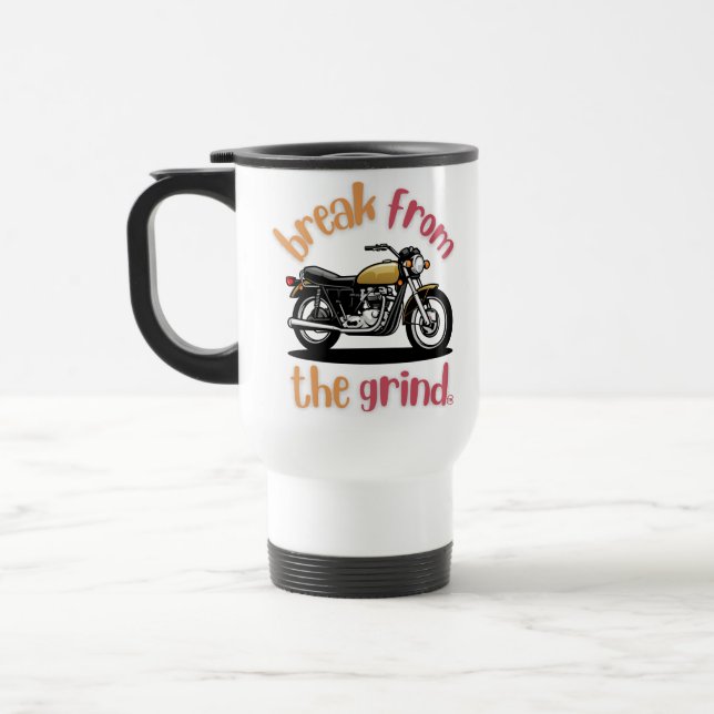 Caneca de Viagem de Moto (Esquerda)