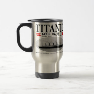 Caneca de viagem de nave fantasma Titanic