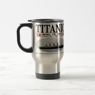 Caneca de viagem de nave fantasma Titanic