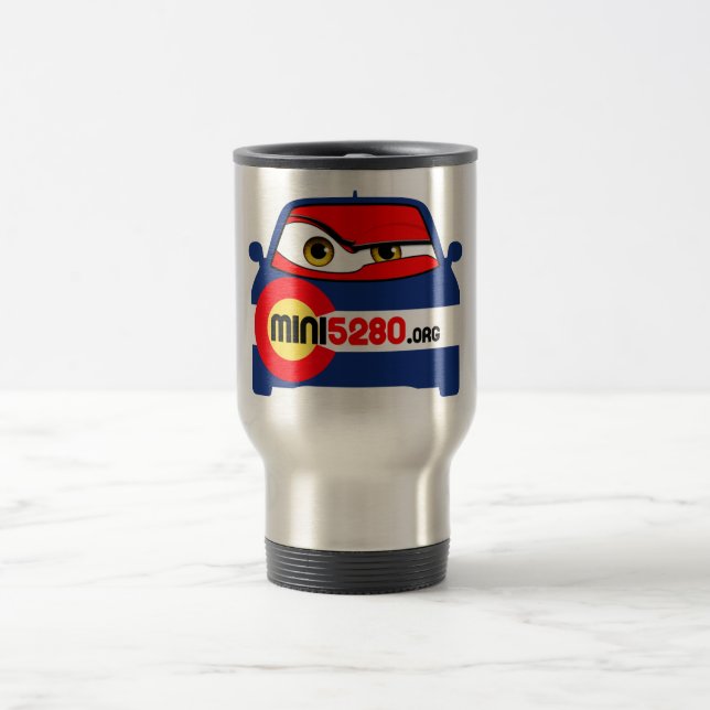Caneca de viagem de olhos MINI5280 (Centro)