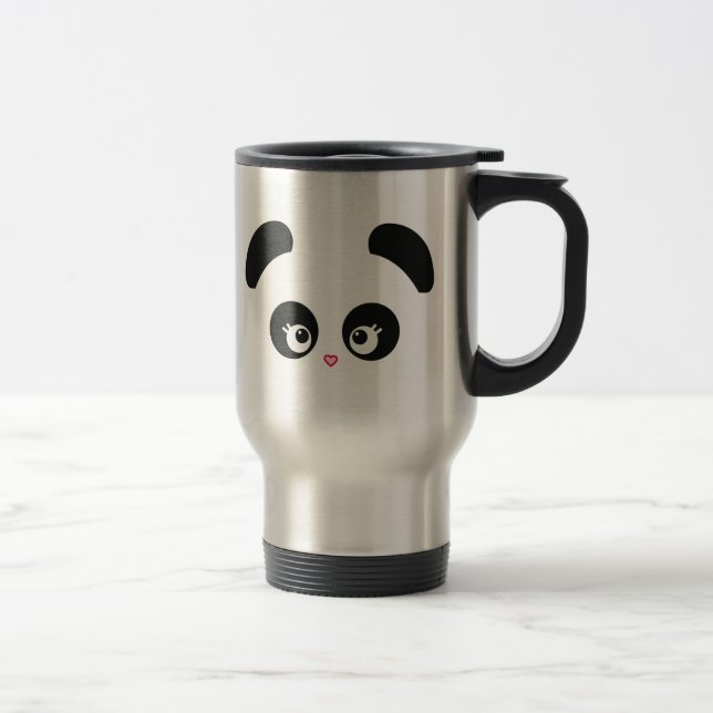 Caneca de viagem de Panda® do amor (Direita)