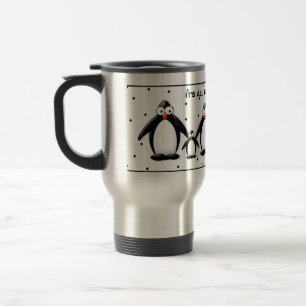 CANECA DE VIAGEM DE PENGUIM, ESTÁ TUDO BEM, CERTO