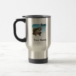 caneca de viagem De Pesca Da Boca-Larga