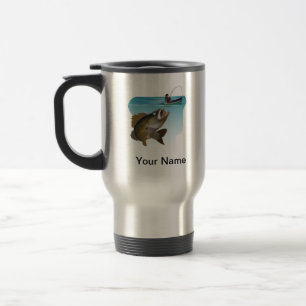 caneca de viagem De Pesca Da Boca-Larga
