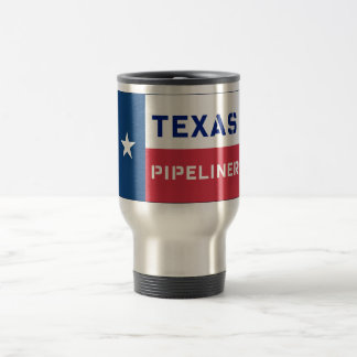 Caneca de viagem de Pipeliner da bandeira de Texas
