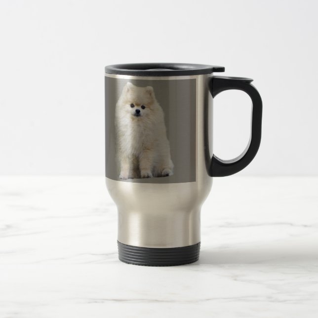 Caneca de viagem de Pomeranian (Direita)