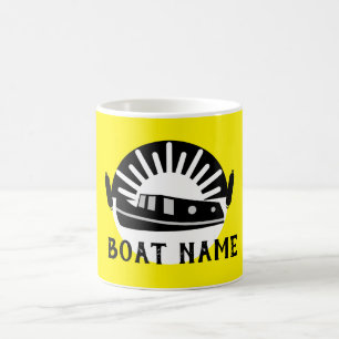 Caneca de viagem de porta viva do Canal Narrowboat