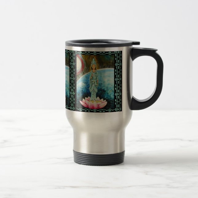 Caneca de viagem de Quan Yin (Direita)
