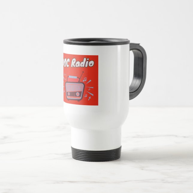 CANECA DE VIAGEM de rádio DOC (Frente Esquerda)