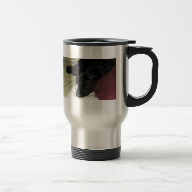 Caneca de viagem de Raine - ouros da luz do sol (Direita)
