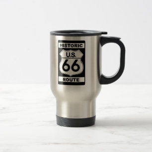 Caneca de viagem de Rota 66 Histórica