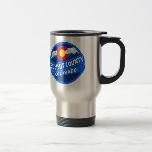Caneca de viagem de ruptura da montanha do Condado