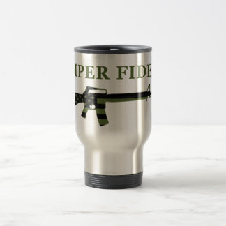 Caneca de viagem de Semper Fidelis M16 Subdued