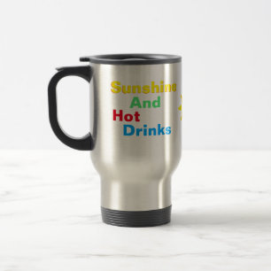 Caneca de viagem De Sol E Bebidas Quentes