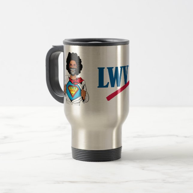 Caneca de viagem de Supereleitores LWV (Frente Esquerda)