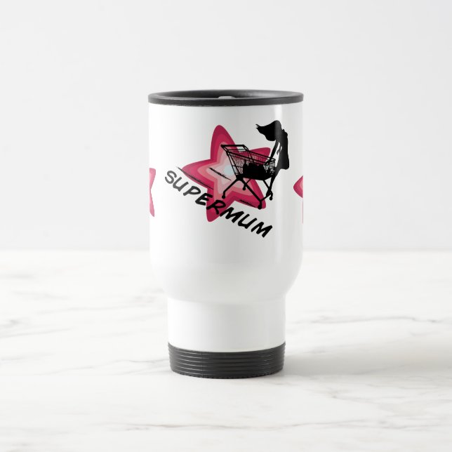 Caneca de viagem de Supermum (Centro)