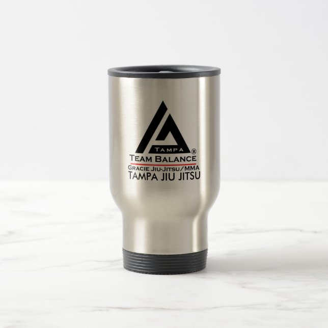 CANECA DE VIAGEM DE TAMPA JIU JITSU (Centro)