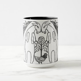Caneca de viagem de terminação das cabras