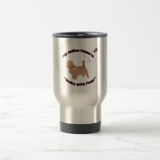 Caneca de viagem de Terrier de monte de pedras