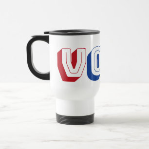 Caneca de viagem de voto