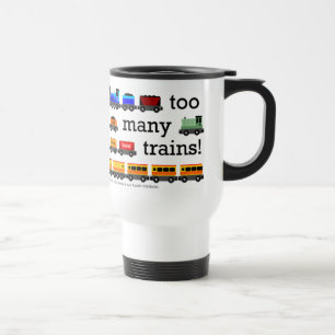 Caneca de viagem demais dos trens