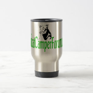 Caneca de viagem desorganizada de aço inoxidável