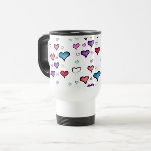 Caneca de viagem dia de os namorados