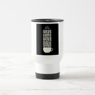 Caneca de Viagem Divertida para Amantes de Café, C