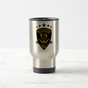 Caneca de viagem do Agente caçador de recompensas