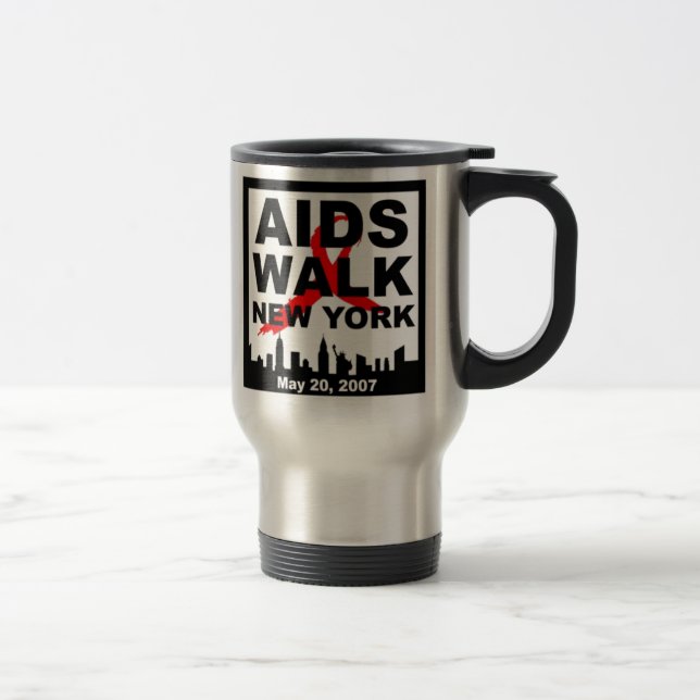 Caneca de viagem do AIDS (Direita)