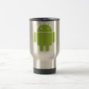 caneca de viagem do android