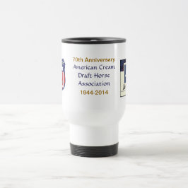 caneca de viagem do aniversário ACDHA do 70
