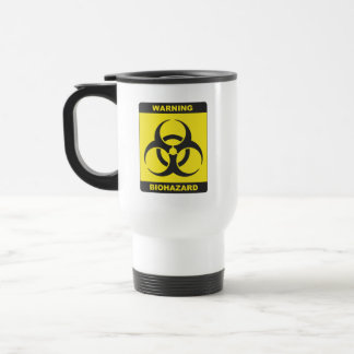Caneca de viagem do Biohazard