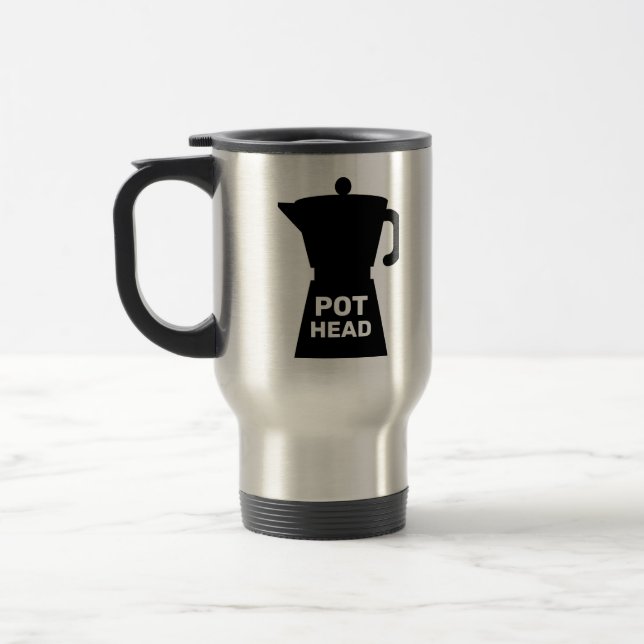 CANECA DE VIAGEM DO CABEÇALHO DO pote (Esquerda)