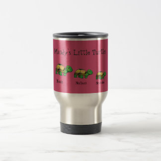 Caneca de viagem do café da mamã da tartaruga