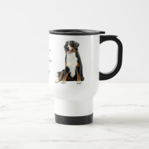Caneca de viagem do cão de montanha de Bernese