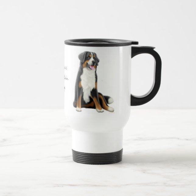 Caneca de viagem do cão de montanha de Bernese (Direita)