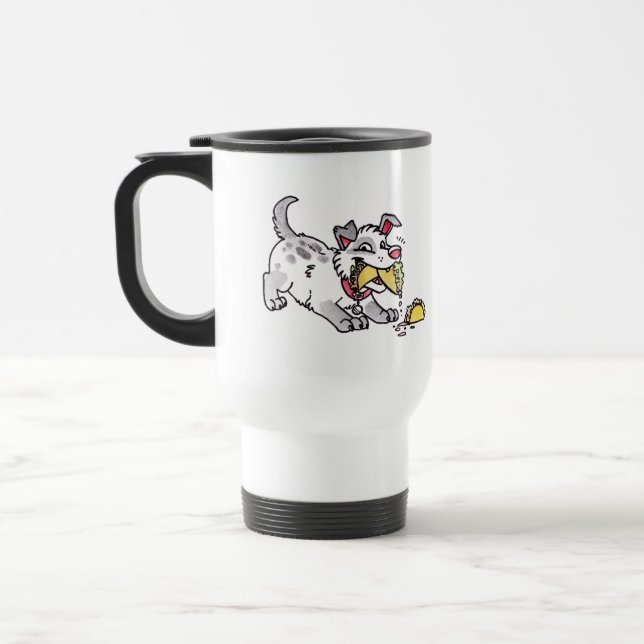 Caneca de viagem do cão do Taco (Esquerda)
