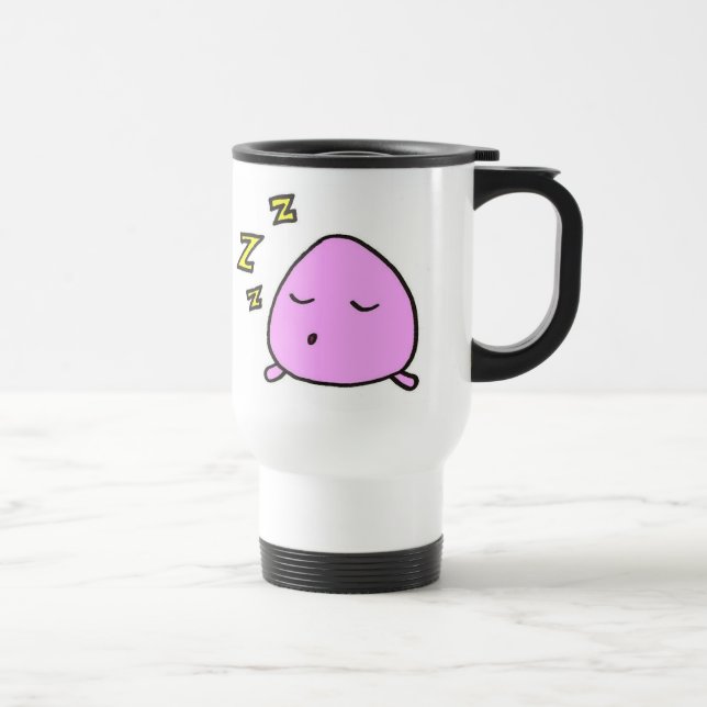 Caneca de Viagem do Cara Dormindo (Direita)