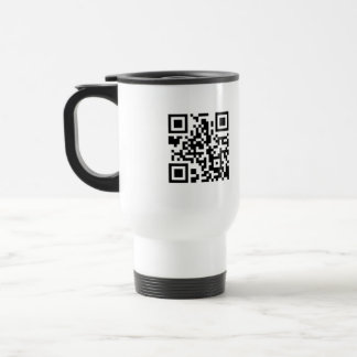 Caneca de viagem do código de QR