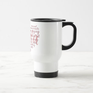 Caneca de viagem do coração de Doula