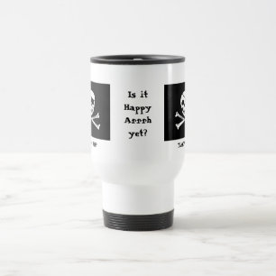 Caneca de viagem do costume do happy hour do