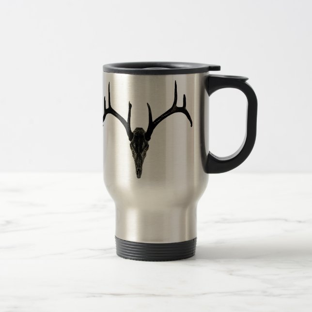 Caneca de viagem do crânio do fanfarrão de (Direita)
