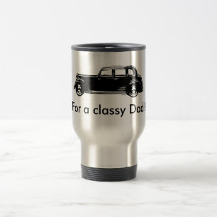 Caneca de viagem do dia dos pais (carro vintage 2)